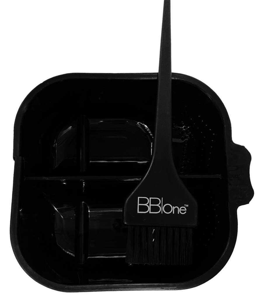 BBone Salon Tool Doppel Farbschale Black