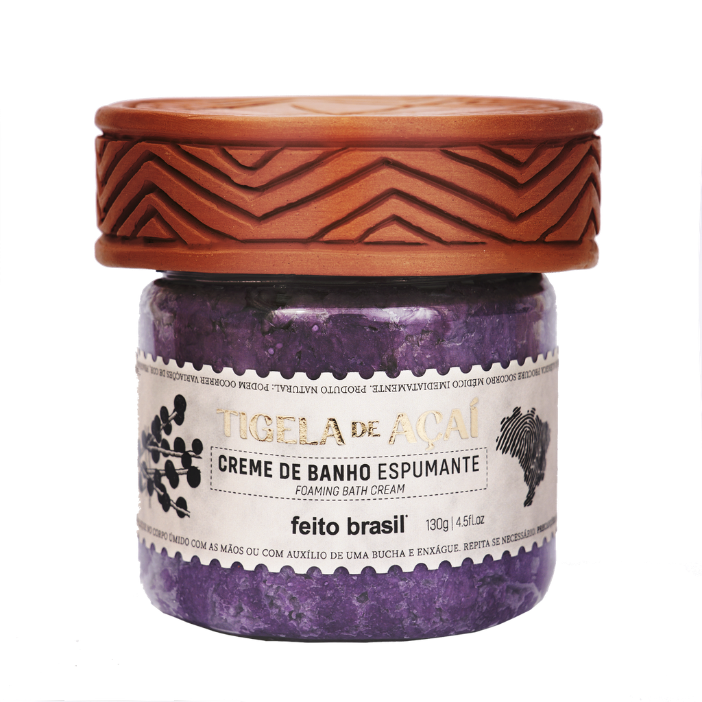 Feito Brasil Alegria de Ver o Peso Açai Bath Cream 130g