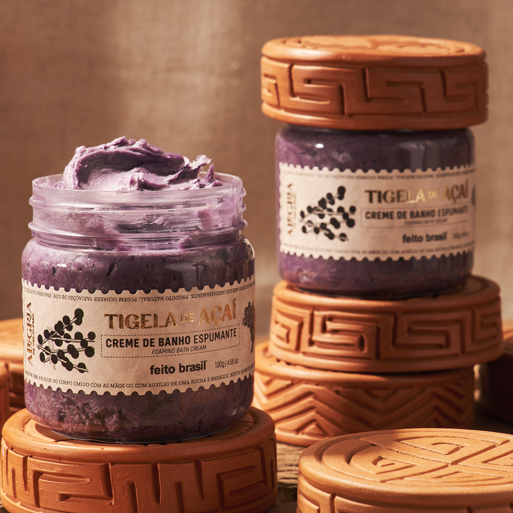 Feito Brasil Alegria de Ver o Peso Açai Bath Cream 130g