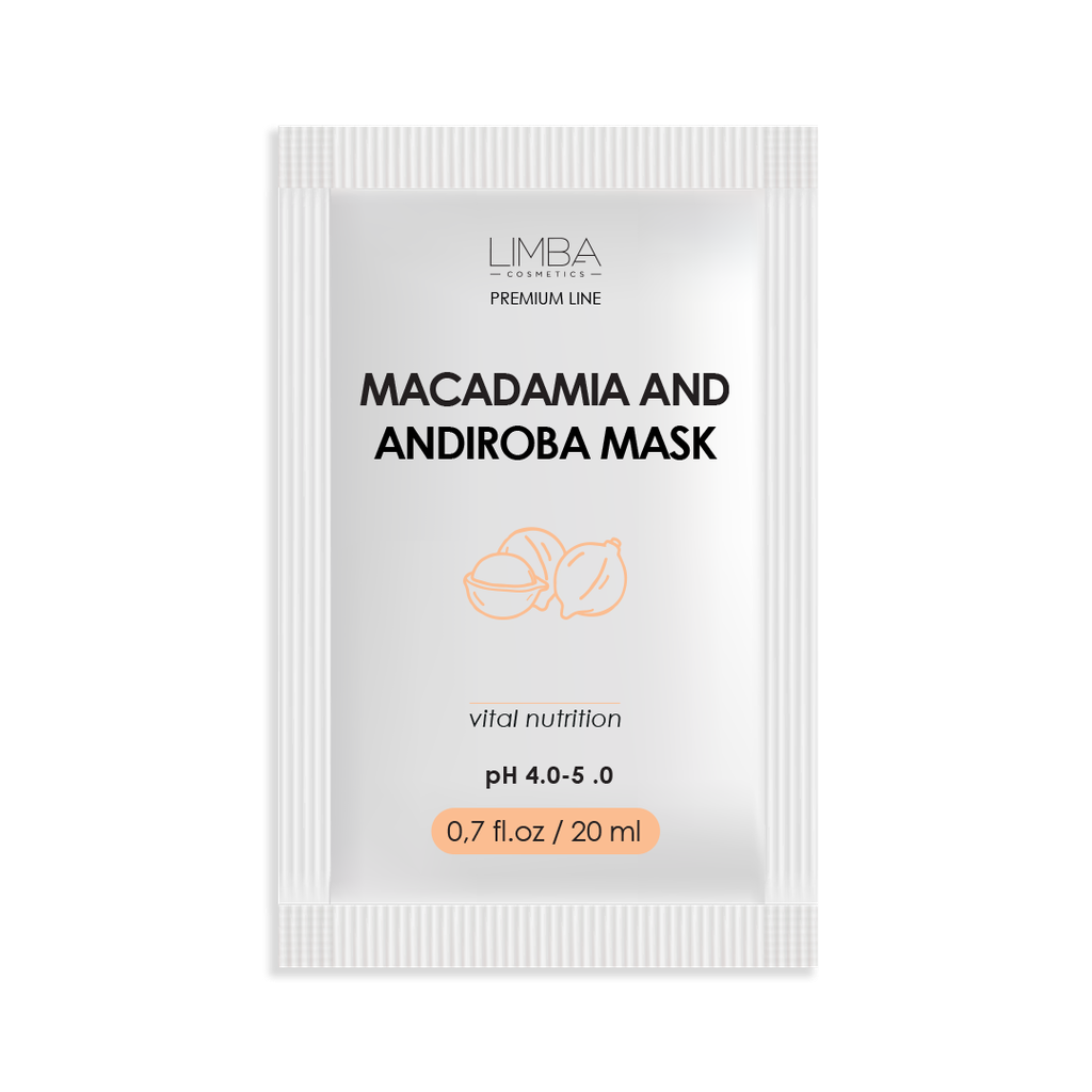 Limba Cosmetics Macadamia & Andiroba Mask Sachet 20ml