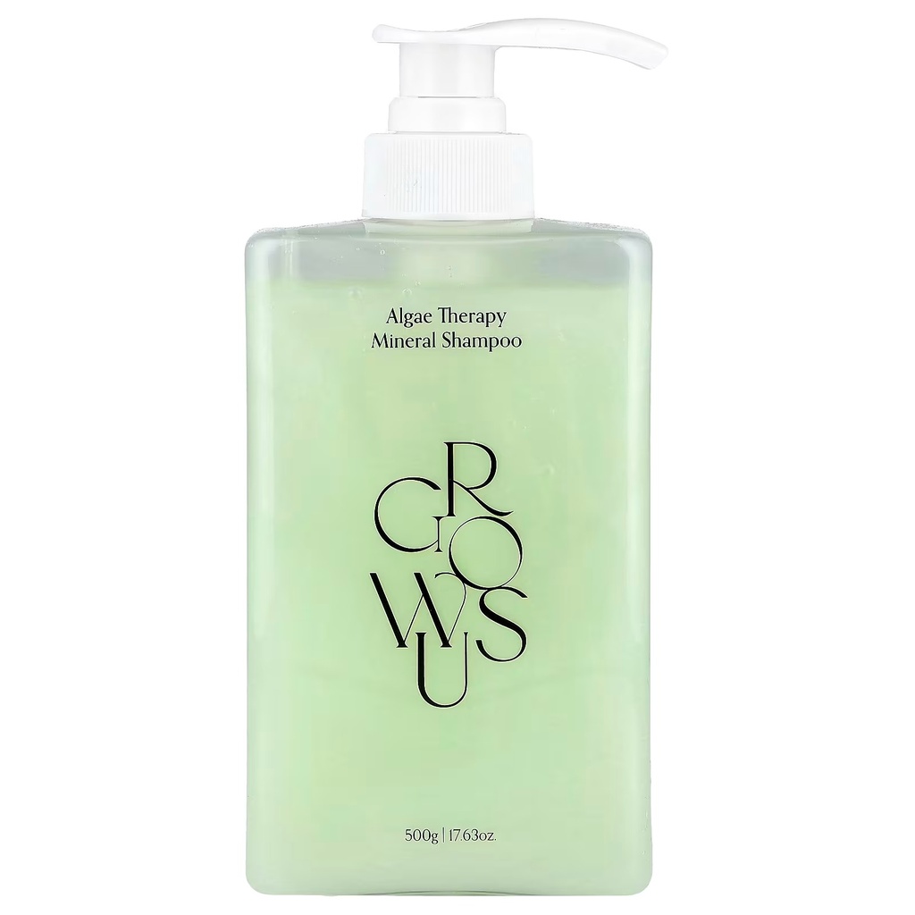 GROWUS Algae Therapy Mineral Shampoo – Revitalisierende Meeres-Pflege für Kraft & Glanz (500g) 500ml