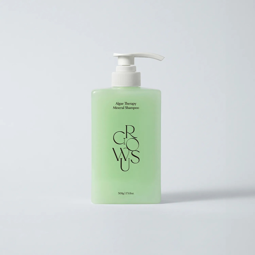 GROWUS Algae Therapy Mineral Shampoo – Revitalisierende Meeres-Pflege für Kraft & Glanz (500g) 500ml